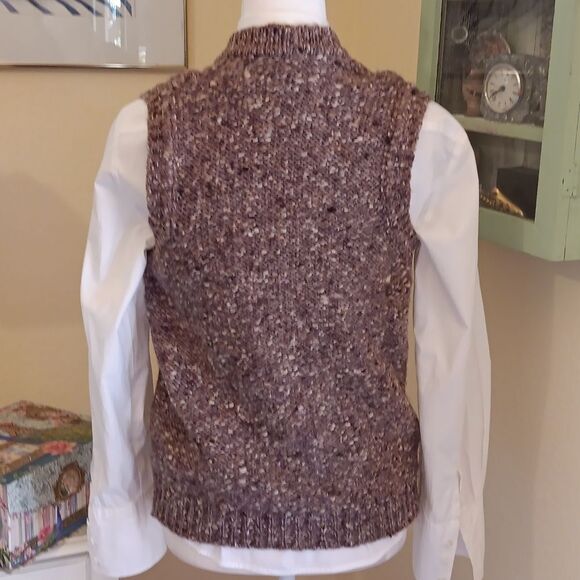 John Molloy Wool Sweater Vest. Preppy. Coastal Grampa. - Picture 5 of 9